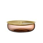 Beret Storage Box Medium with Brass Lid