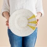 Moja Yellow Wall Basket