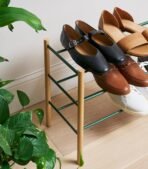 Expandable Shoe Rack (18" H)  - Steel + Wood - Image 11